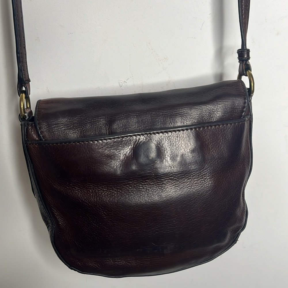 FRYE Clara Leather Crossbody Saddle bag - Picture 6 of 13